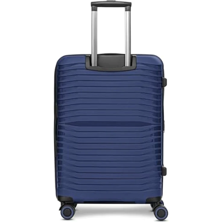 Stratic Hartschalen-Trolley Shine, 4 Rollen, robuster Polypropylen-Koffer mit Dehnfalte und TSA-Schloss – Bild 2
