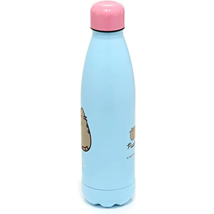 Puckator Pusheen die Foodie Katze wiederverwendbare isolierte Heiß & Kalt Trinkflasche aus Edelstahl 500ml – Bild 3