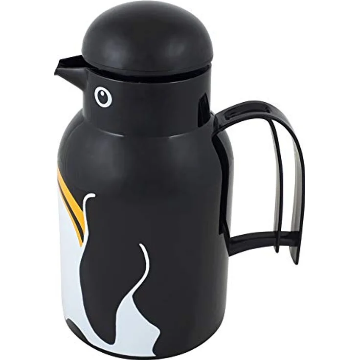 Helios Thermo-Bird Pinguin Kunststoff-Isolierkanne, schwarz, 1 Liter – Bild 4