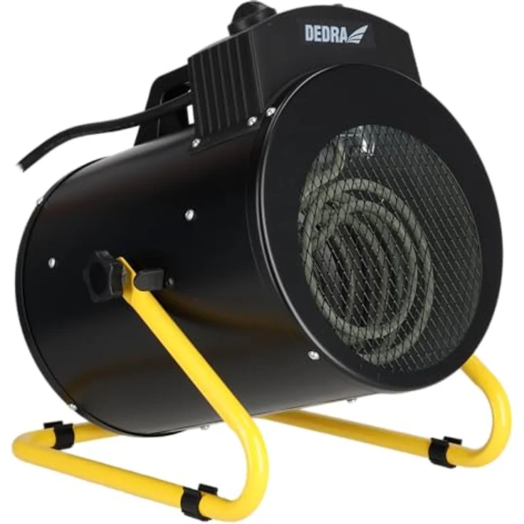Dedra Elektrische Heizung DED9932B, 5000W 400V 3-Phasen rund – Bild 3