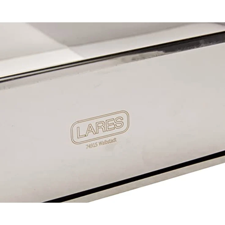 Lares Backform-Backrahmen - aus rostfreiem Edelstahl - eckig, extra hoch, in Folie - verstellbare Größe - Made in Germany – Bild 5
