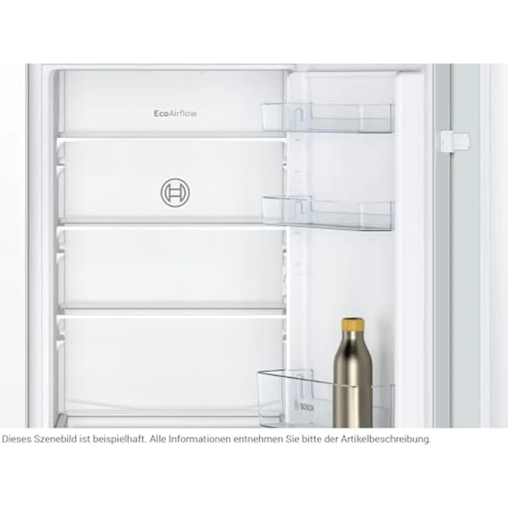 Bosch KIV86NSE0 Serie 2 Einbau-Kühl-Gefrier-Kombination, 177,5 x 56 cm Nische, 183 L Kühlen + 84 L Gefrieren, umweltfreundliche Luftzirkulation, gleichmäßige Ausleuchtung – Bild 3