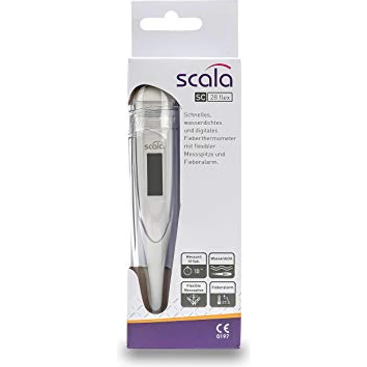 Scala Digitales Fieberthermometer SC 28 flex weiß, 23 g, 010498 – Bild 2