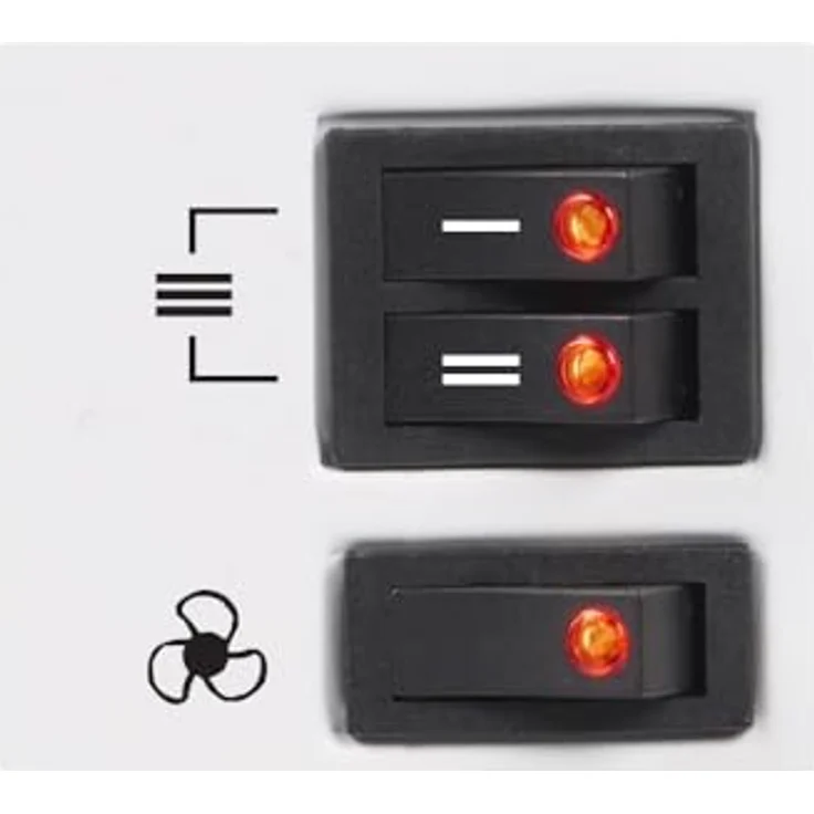 Tristar KA-5168 Konvektionsheizung, bis zu 2000 W, einstellbarer Thermostat, 3 Heizstufen, 24-Stunden-Timer, Turbo-Funktion, tragbar und leise – Bild 3