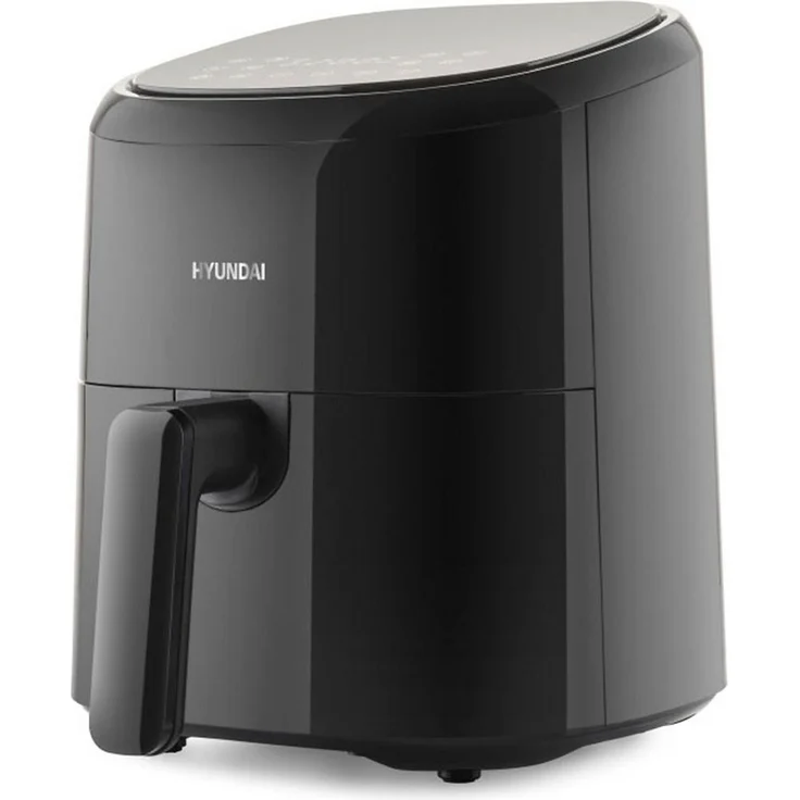 Hyundai Heißluftfritteuse HYUAF220, 1000 W, 2,2 Liter Fassungsvermögen, 8 Automatikprogramme, stufenlos regulierbare Temperatur 60–200 °C, LED-Touchdisplay