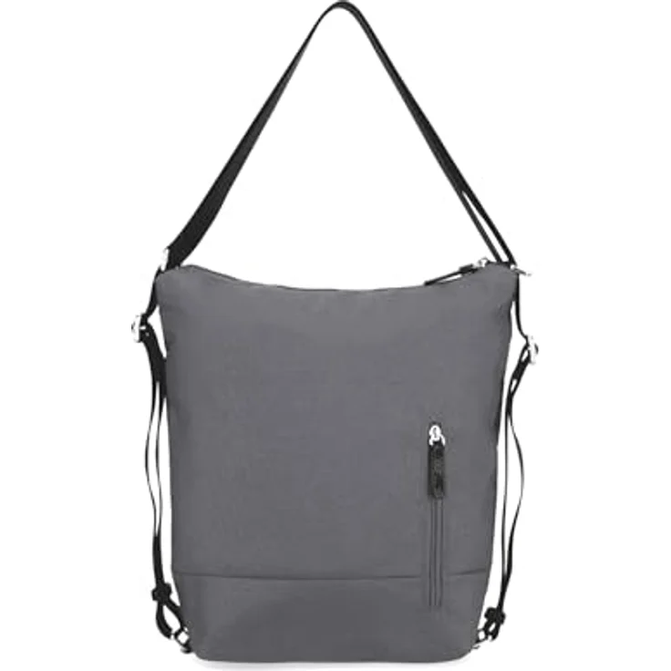 Jost Bergen 1103 3-Way Bag, Handtasche und Rucksack in Grau mit flexibler Trageweise – Bild 7