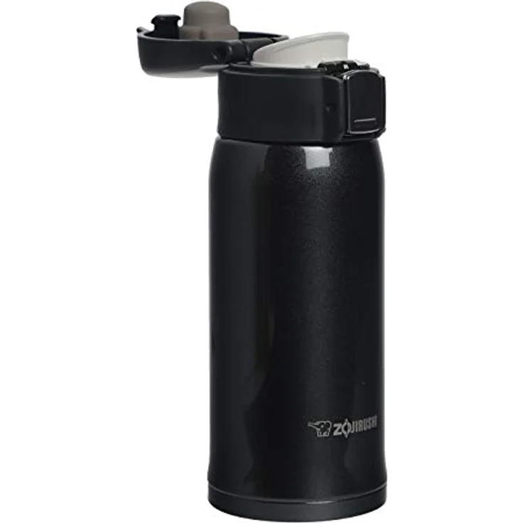 ZOJIRUSHI Thermoskanne Getränke, Edelstahl, Schwarz Glanz, 6.5 x 7 x 17.5 cm – Bild 2