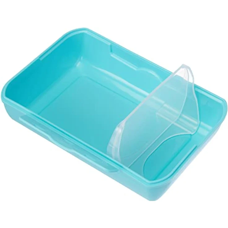 Emsa 514482 Brotdose für Kinder, Herausnehmbare Trennwand, Monstermotiv, Mint, Variabolo Monster – Bild 4