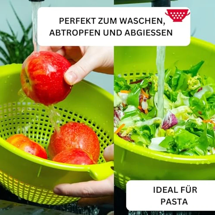 Westmark Salatseiher apfelgrün Ø 26 cm – Bild 3