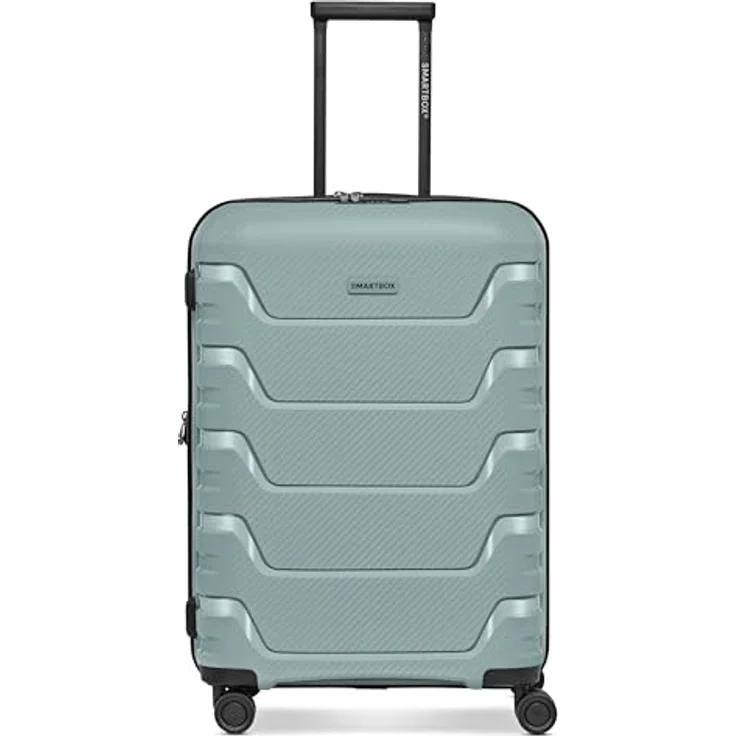 Smartbox Koffer Set 3-teilig Erweiterbar, Hartschalen Reisekoffer S M L aus leichtem Polypropylen, 360° Doppelrollen, TSA Schloss, Kofferset für Handgepäck & Check-in (Edition 01) – Bild 2