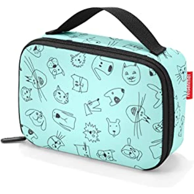 reisenthel Thermocase kids 20 x 14 x 6,5 cm 1,5 Liter cats and dogs mint  – Bild 2