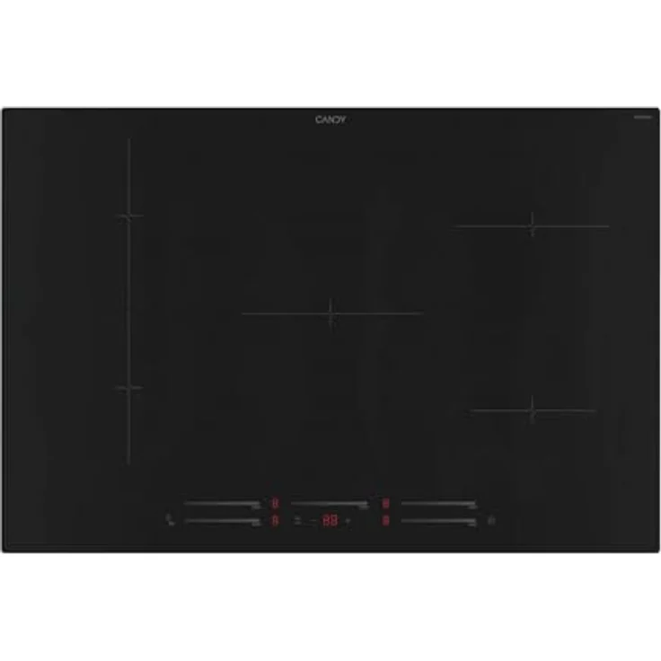 Candy Moderna CIE854MCBB, Integriertes 80 cm Zonen-Induktionskochfeld mit 5 Zonen, Schwarz – Bild 1