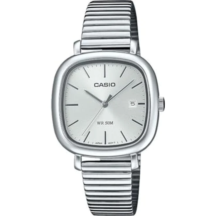 CASIO TIMELESS COLLECTION LTP-B166D-7AVEF, Quarzuhr mit Edelstahlarmband, analog, für Damen und Herren, Datumsschaltung – Bild 2
