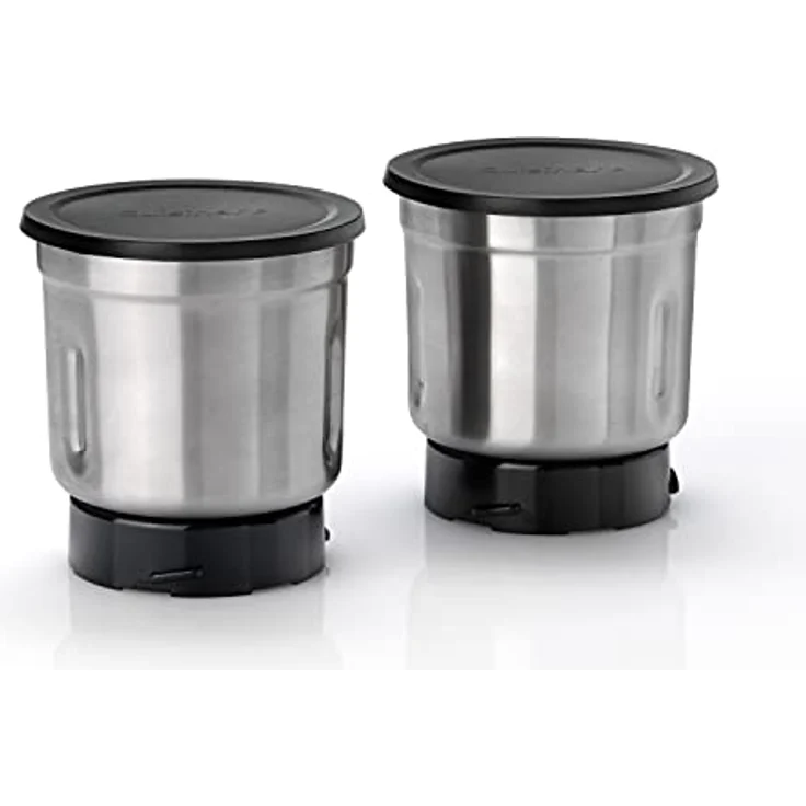 Cuisinart SG21BE Gewürzmühle, für Gewürze, Trockenfrüchte und Pürees, funktioniert auch mit kleinen Mengen, 2 Edelstahl-Mahl- und Aufbewahrungsbehälter – Bild 2