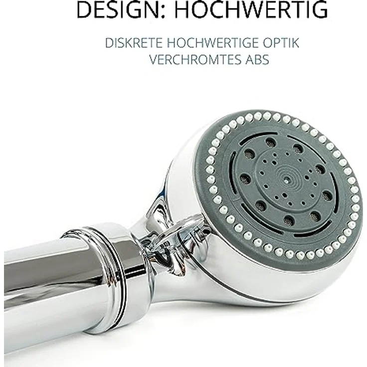 sanquell Legionellenfilter Duschkopf Safety Chrom | Sofortschutz vor Legionellen | Diskret | Hochwertig – Bild 6