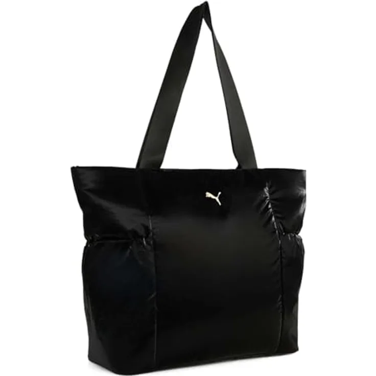 PUMA Shopper Shopper, gesteppt, schwarz, mit Zipper und geräumigem Hauptfach