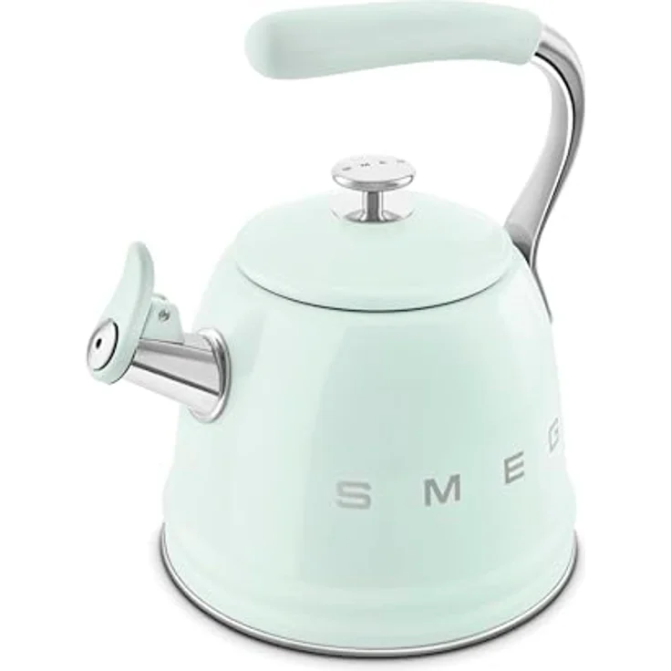 Smeg, WKF01PG Wasserkessel aus Edelstahl, 2,3 l Fassungsvermögen, auch für Induktion, Pastellgrün – Bild 3