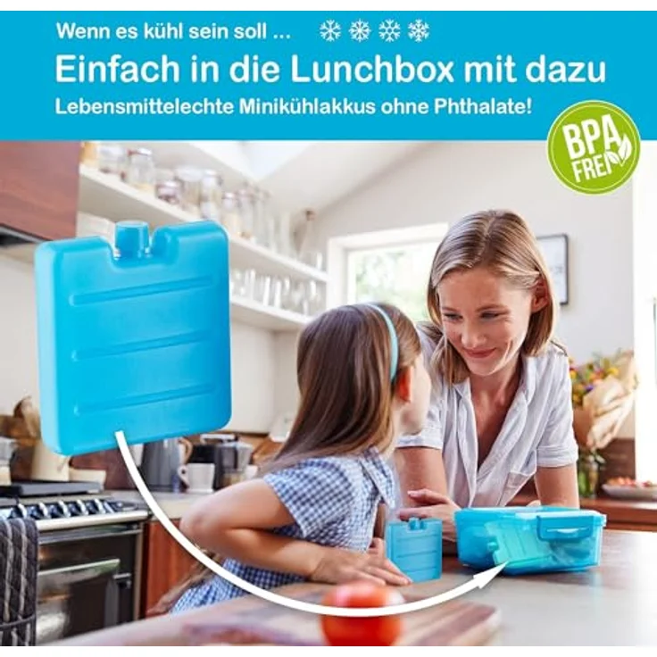12er Set Kleine Kühlakkus - Mini Kühl-Elemente für die Kühltasche - Kühl-Akku fü – Bild 4