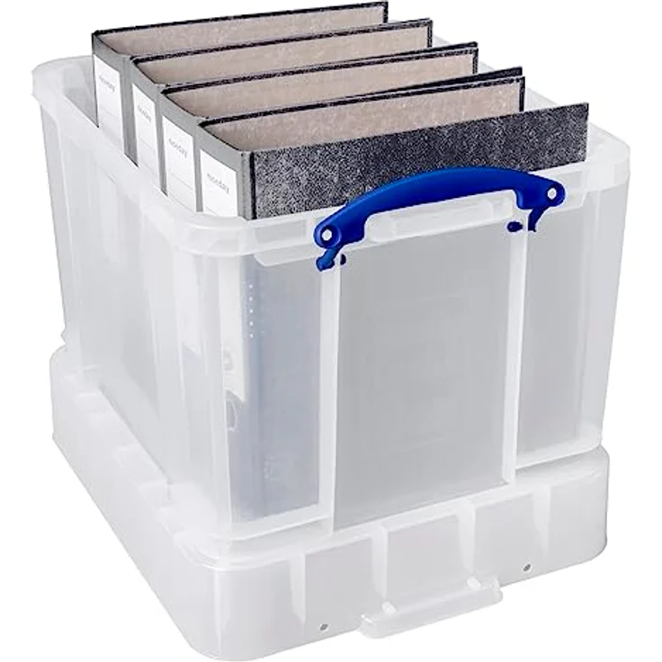 Really Useful Aufbewahrungsbox, 35 Liter, Größe XL, transparent – Bild 1