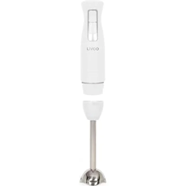 LIVOO Stabmixer DOP245W, 400 W mit rostfreien Stahlklingen und 700 ml Messbecher, weiß – Bild 2