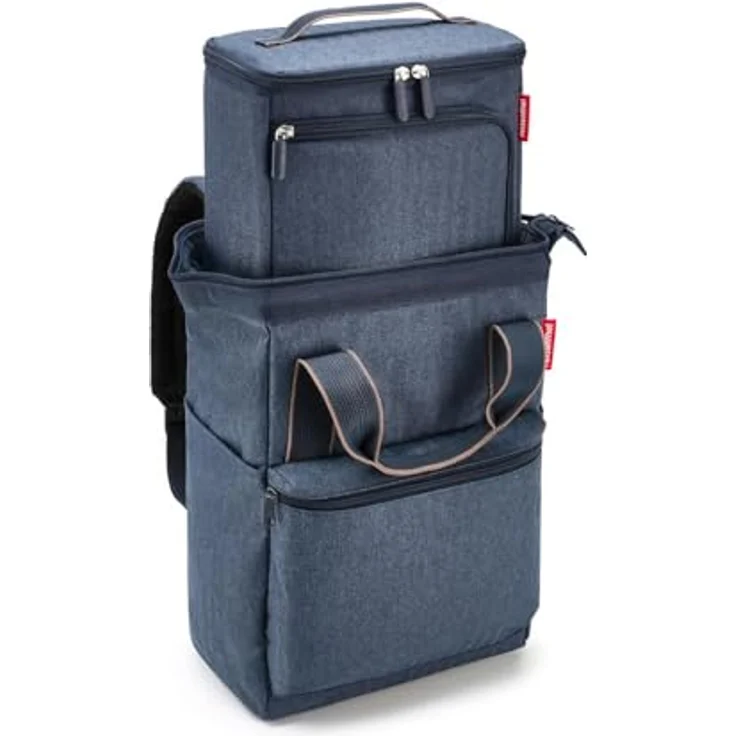 reisenthel Coolerbox Herringbone Dark Blue, 7 l, geräumig und optimal isoliert mit verstärkten Seitenwänden – Bild 6