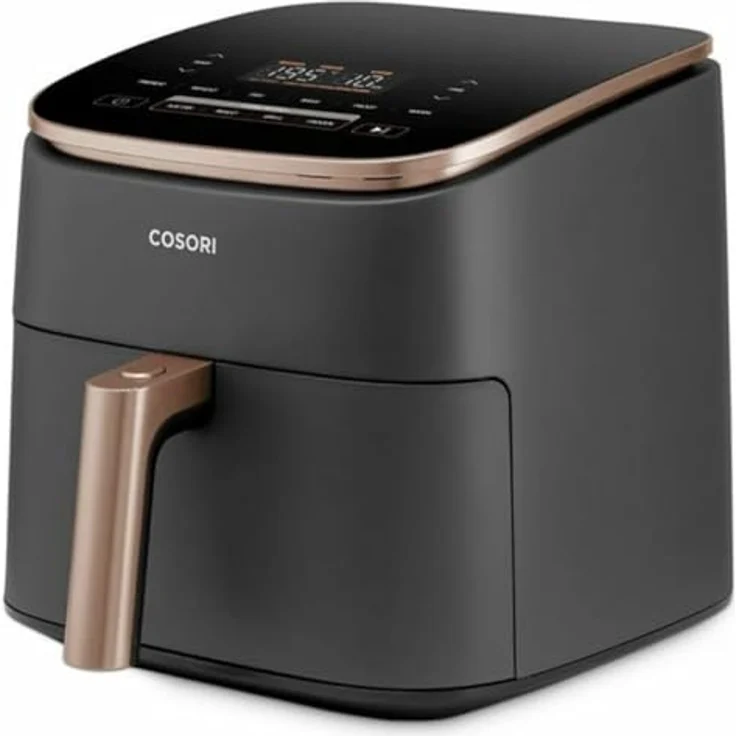 Cosori Turbo Blaze 6L Schwarz-Rosa Heißluftfritteuse, 1725,00 W, Einzigartiger DC-Motor, 40% Stromsparen & 46% schneller – Bild 3