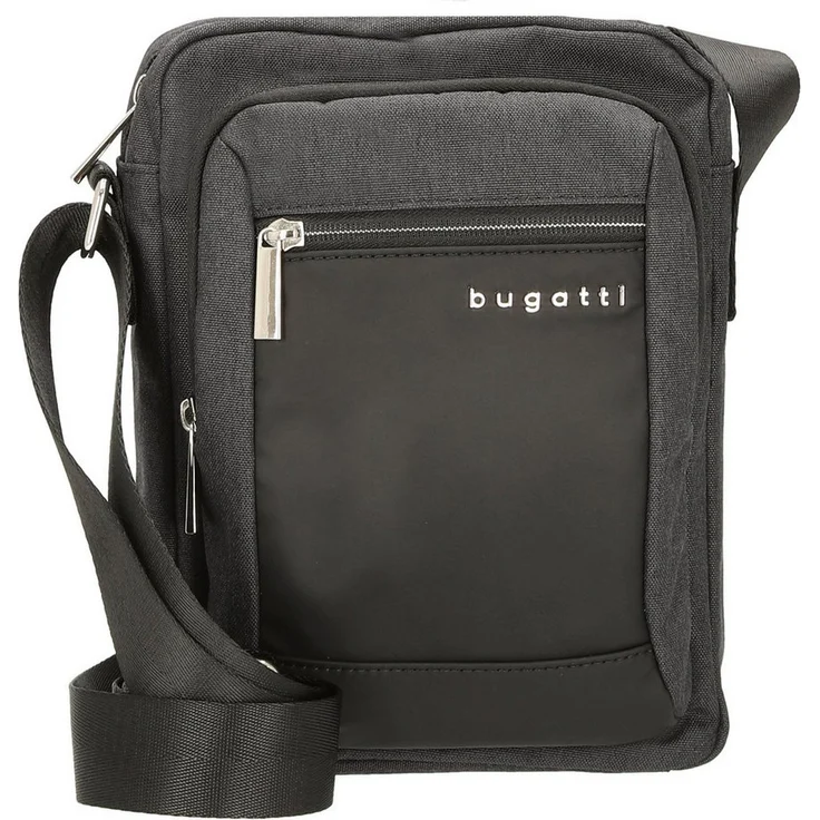 "bugatti Umhängetasche Sera - Schultertasche 26 cm, gepolsterter Schulterriemen, gepolstertes 10-Zoll Tabletfach, schwarz" – Bild 1