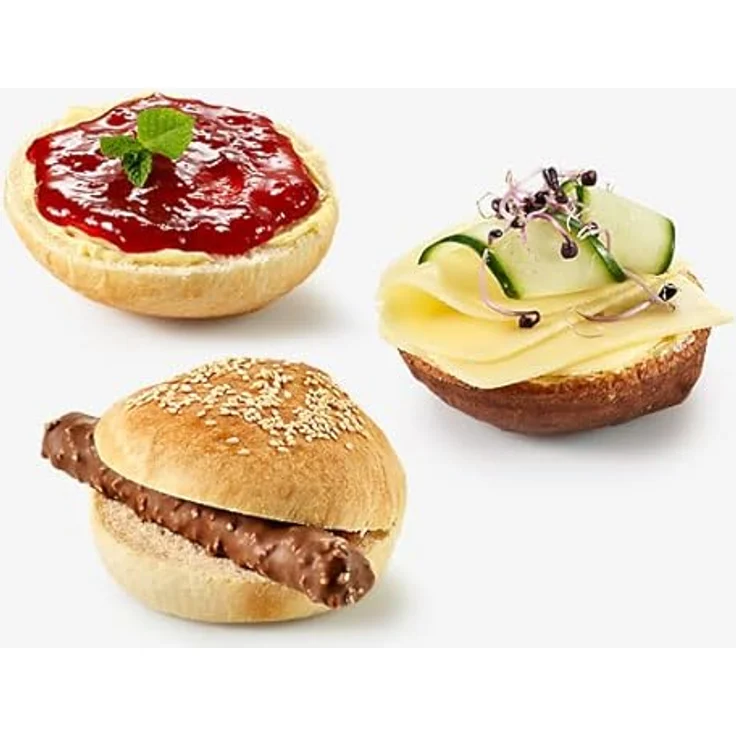 Betty Bossi Silikonform für Burger, 4 Stück – Bild 2