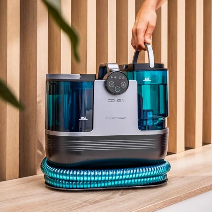 Cecotec Conga 7000 Carpet&Spot Clean Steam XXL Pro, Polsterreiniger mit 1700 W, 3-in-1-Funktion, Dampf- und Heißwasserreinigung, 15 Zubehörteile, 9 m Aktionsradius – Bild 13