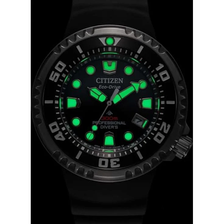 CITIZEN BN1024-01E Herrenuhr Eco-Drive Solar Promaster mit schwarzen Kunststoffband und 30 ATM Wasserschutz – Bild 4