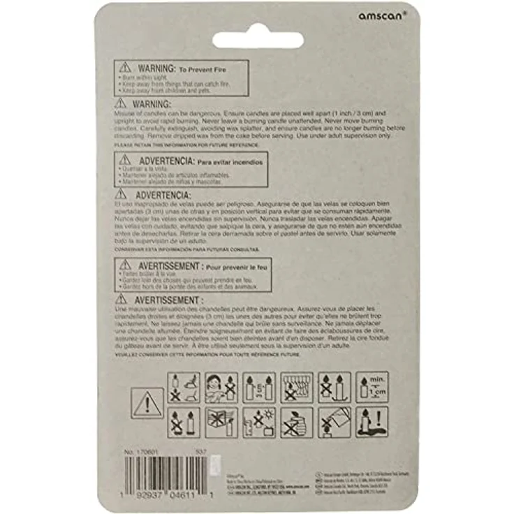 Amscan 170601 - Figurenkerzen Bauernhof Geburtstag, 4 Stück, Kuchen-Kerzen – Bild 4