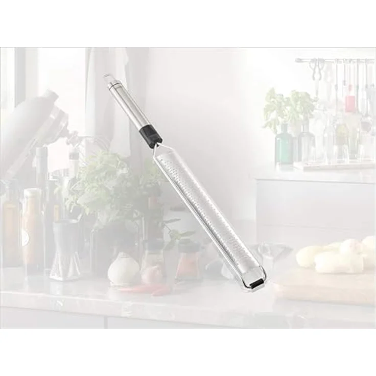 Leifheit Microcut Reibe fein, Microcut steht für extra scharfe und langlebige Klingen, rostfreier Edelstahl, spülmaschinengeeignet, Zester Reibe in edlem Design ideal zum Servieren, Raspel, Hobel – Bild 3