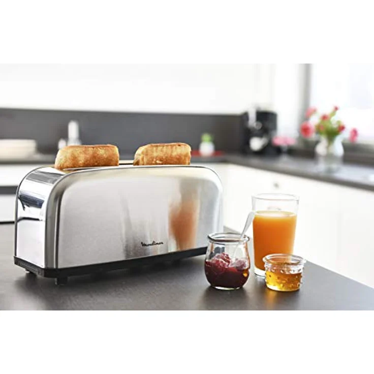 Moulinex Classic 2 Reb ? Toaster, Leistung 1400 W, Edelstahl, Grau – Bild 3