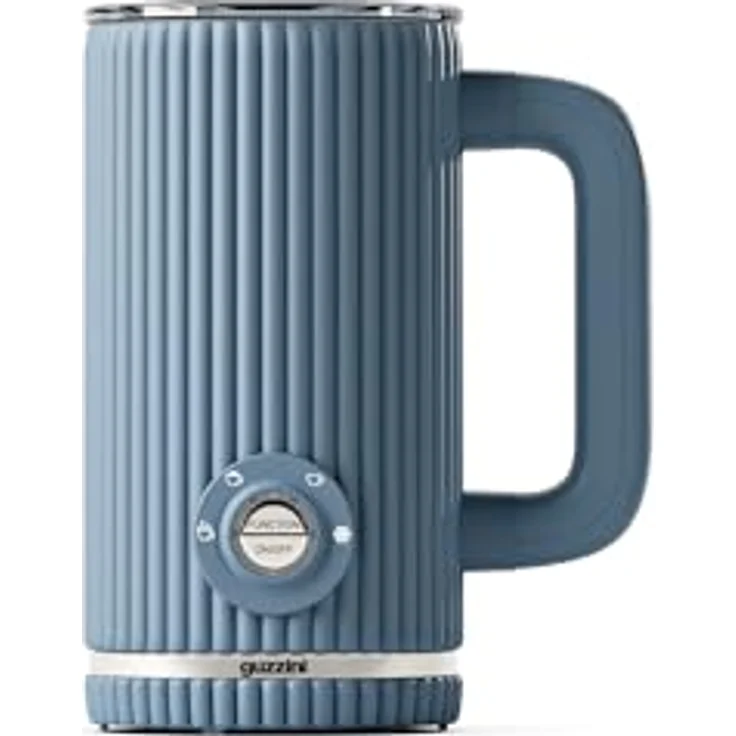 Guzzini Sous Chef Milchaufschäumer mit 4 Programmen, Warm- und Kaltschaum, 300 ml, marineblau – Bild 1