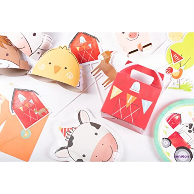 Amscan 170601 - Figurenkerzen Bauernhof Geburtstag, 4 Stück, Kuchen-Kerzen – Bild 5