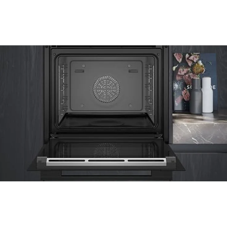 Siemens HS758G3B1 iQ700 Smarter Einbau-Dampfbackofen, 59,4 cm breit, humidClean Plus - Für eine schnelle Reinigung, Backofenassistent mit Sprachsteuerung, cookControl Pro, TFT-Full-Touchdisplay Pro – Bild 3