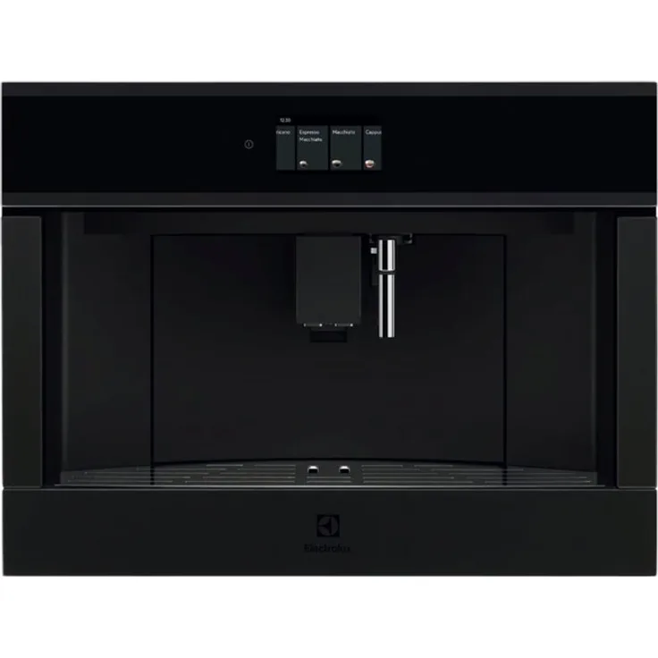 Electrolux Kaffeevollautomat, Barista-Qualität, großes Touch-Display, praktische Milchkanne, stilvolles Design, Dunkelgrau