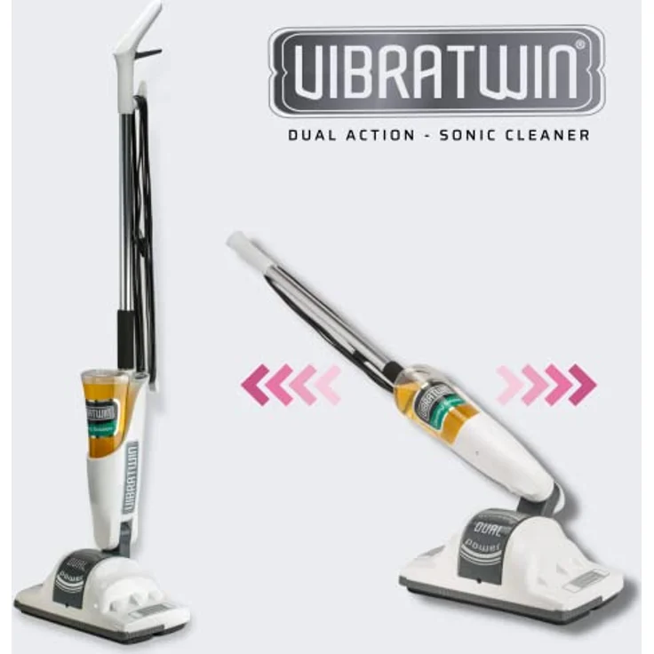 Best direct Vibratwin, Dampfreiniger mit Schallwäschetechnologie, Weiss – Bild 5