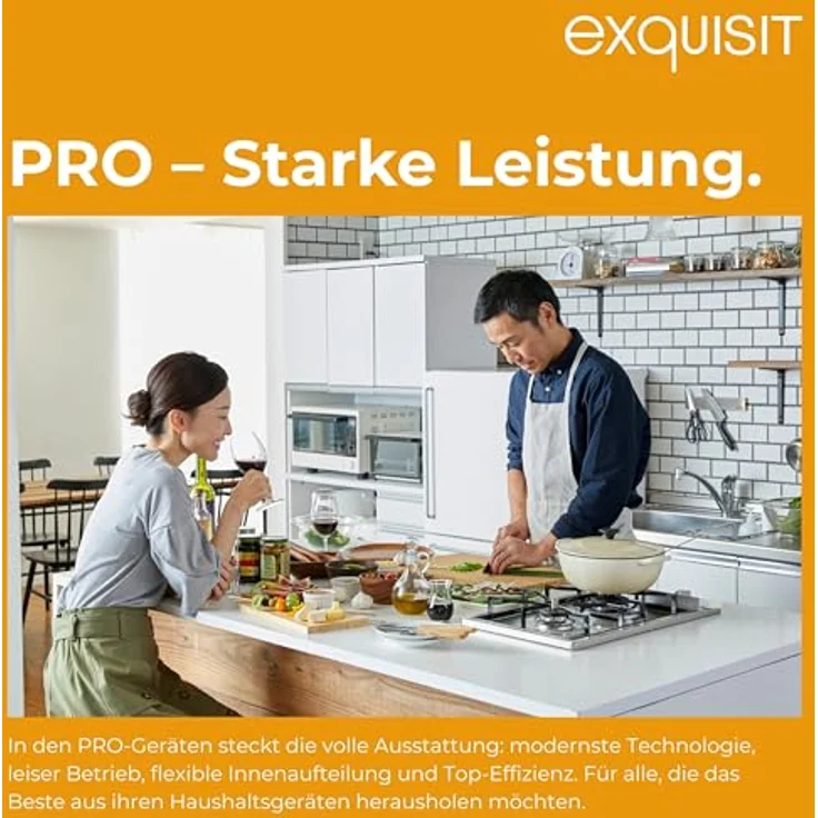 Exquisit GSP56314-030C PRO Geschirrspüler, 60 cm, unterbaufähig, 14 Maßgedecke, EEK C, automatische Türöffnung, 11 Liter, silber – Bild 8