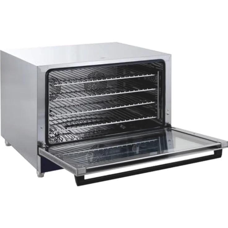 GastroHero Heißluftofen ECO 4x GN 1/1, 400V, Profi-Umluftgerät mit Dauerheizfunktion, Edelstahlgehäuse, Timer – Bild 2