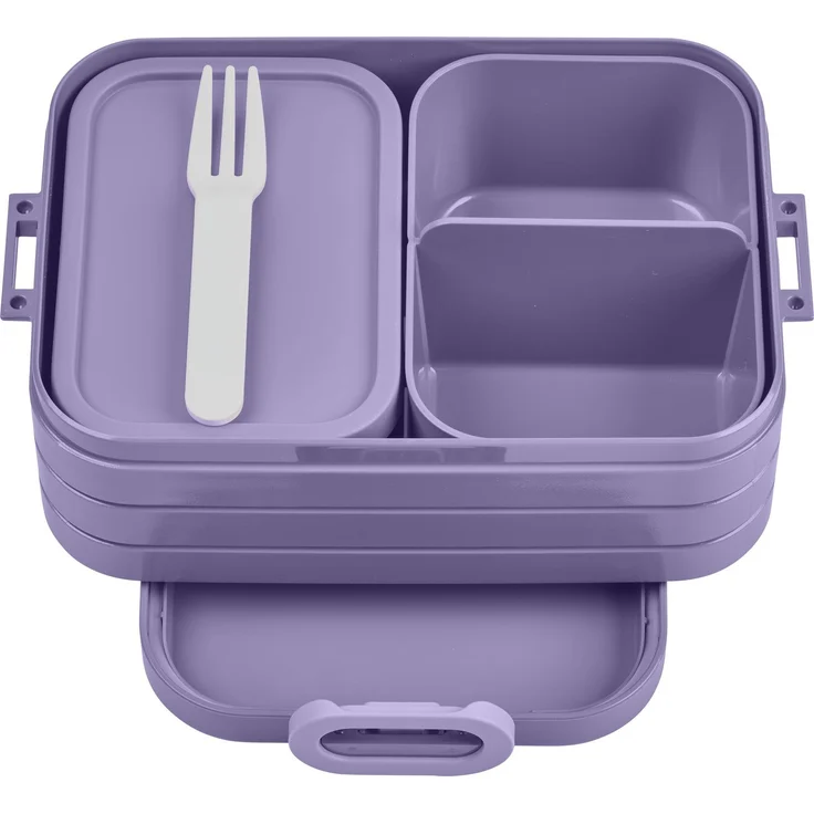 Mepal Lunchbox Bento Lunchbox Take A Break Midi - Vivid Lilac, Meal Prep Box für Sandwiches – Bild 1