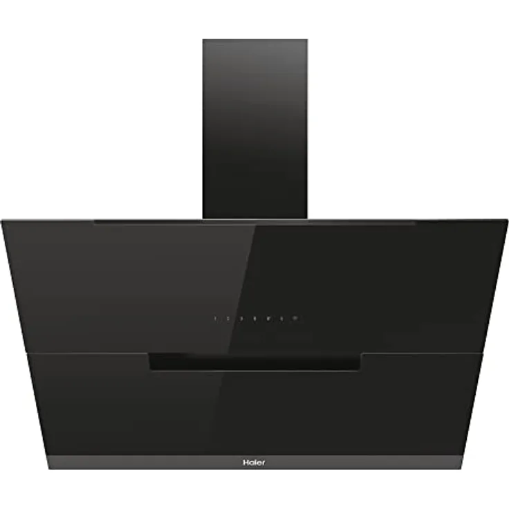 Haier I-LINK HADG9CS46BWIFI Kopffreihaube / 90 cm/Touch-Bedienung / 5 Leistungsstufen/Booster-Funktion/Timer/Wi-Fi-Funktion, Schwarz