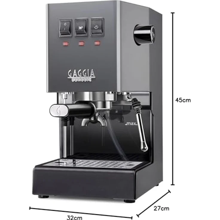 Gaggia Classic Evo Pro-design grijs 2023, Siebträgermaschine, Grau – Bild 4