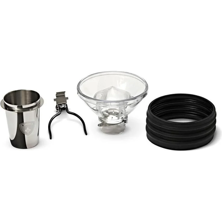 Eureka Single Dose Kit, Zubehör für Kaffeemaschinen mit 45 g Fassungsvermögen, inkl. Allzweckgabel und Dosierbecher, 100 % Metall und Silikon