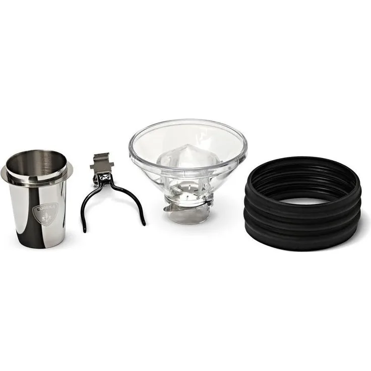 Eureka Single Dose Kit, Zubehör für Kaffeemaschinen mit 45 g Fassungsvermögen, inkl. Allzweckgabel und Dosierbecher, 100 % Metall und Silikon