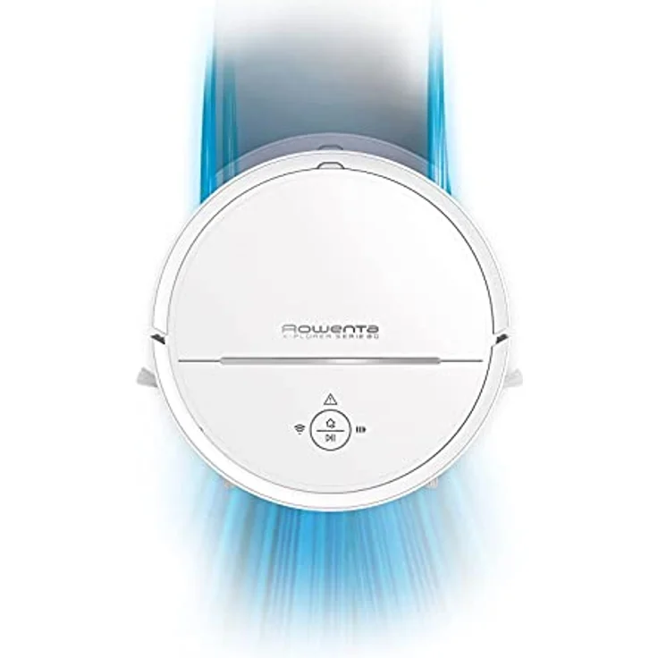 Rowenta RR7747WH Explorer 80 Allergy Connect Nass-Trocken-Saugroboter (2-in-1 saugen und wischen, mit App--Sprachsteuerung, No-Go-Zonen, filtert Allergene aus der Abluft) weiß – Bild 4