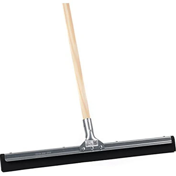 BawiTec Profi Wasserschieber mit Stiel (Breite 45cm / Stiel 140cm) Wasserabzieher Stabil Metall Ausführung Stabiler Holzstiel Gummischieber Bodenabzieher Abzieher für Haus,Werkstatt,Garage,Gewerbe – Bild 5