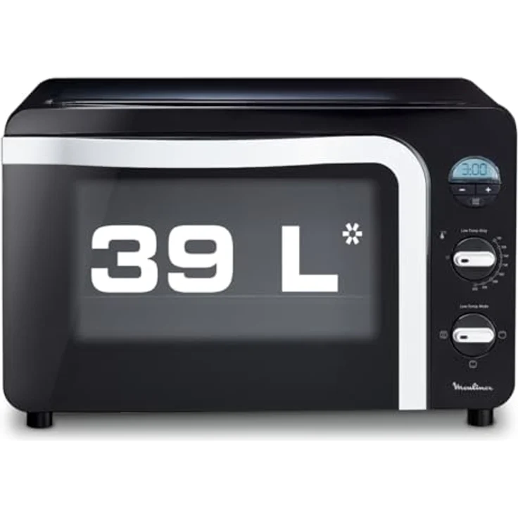 Moulinex OX283810, freistehender Minibackofen mit 39l Garraum und Heißluftfunktion, schwarz – Bild 3