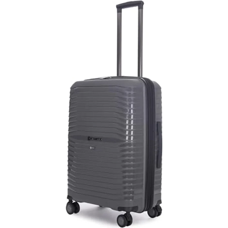Stratic Bright+ - 4-Rollen-Trolley 66 cm M erw. Grey, Pattern: Einfarbig – Bild 2