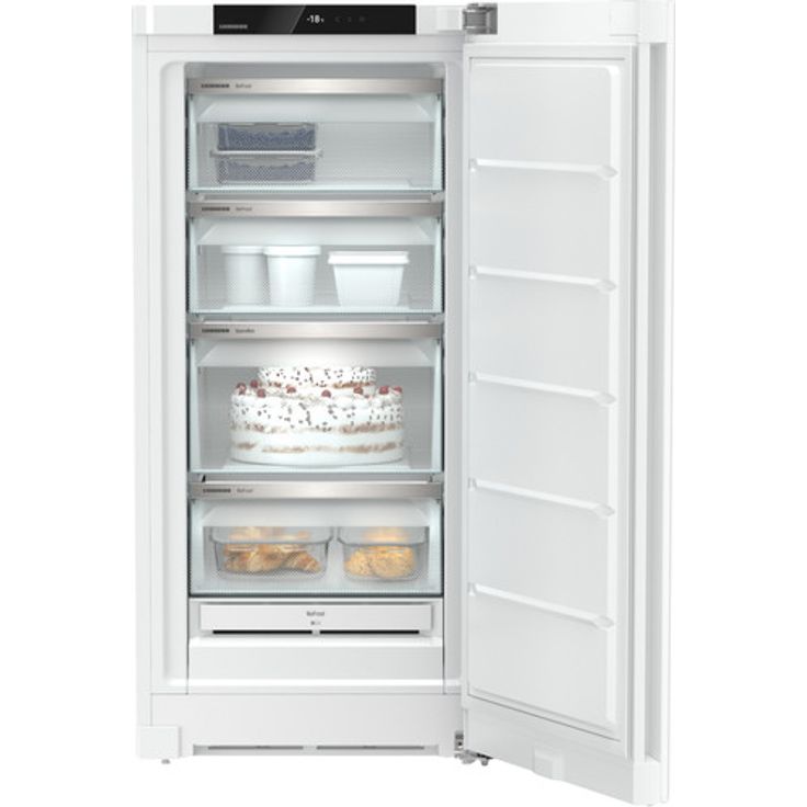 Liebherr FNd 4224-22 Standgefrierschrank, 161L, 4 Sterne, Energieklasse D, leise 37dB, 15kg/24h Gefrierleistung, weiß – Bild 2